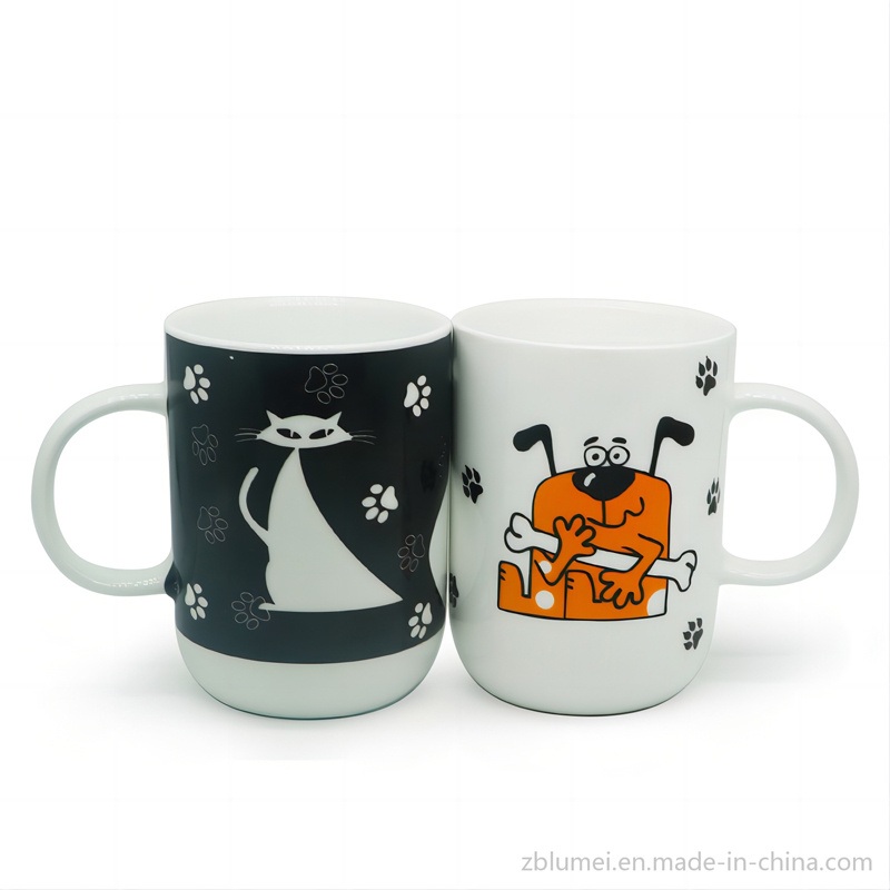 Promotional Custom Cartoon Ceramic Stoneware Oval/Barrel Shape Soup/Beer/Milk/Juice/Coffee/Tea Mug – Oval Mug and Cartoon Mug price
