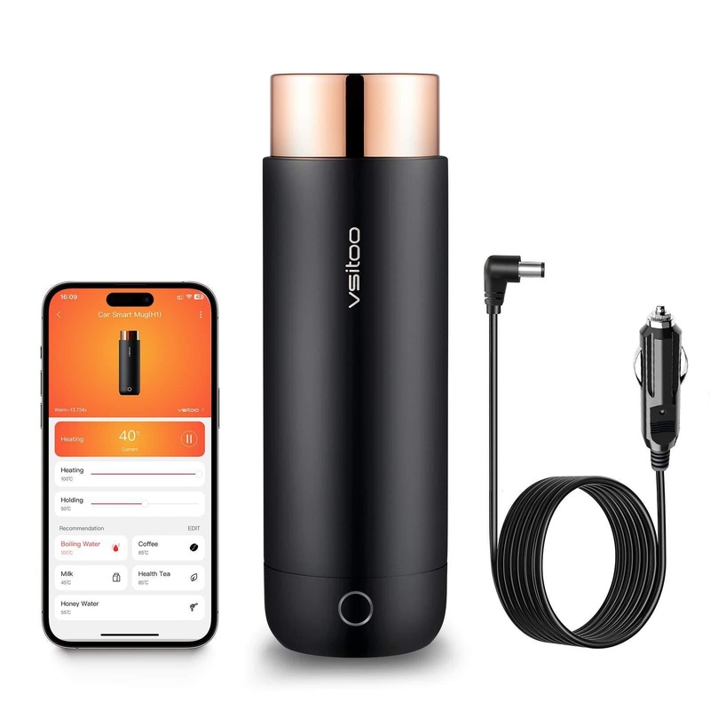 Smart Car Used Baby Flask Portable Electric Kettle Travel Water Bottle Warmer – Water Bottle and Electric Cup price