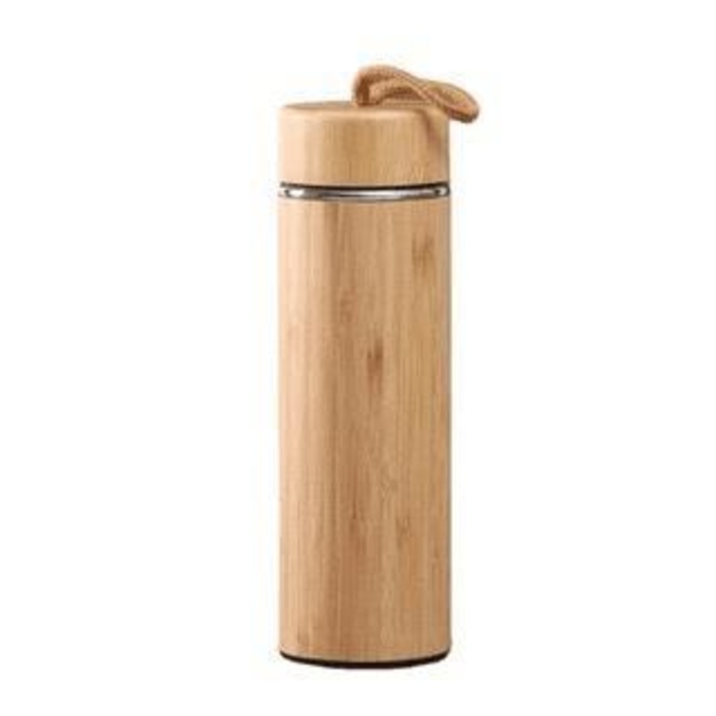 Customized Logo Bamboo Insulated Stainless Steel Travel Coffee Tumbler Mug with Lid – Double-Paned Glass Mug and Travel Mug price