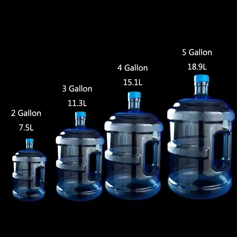 Recyclable PC Material 5 Gallon 18.9L 20 Litre Drinking Water Bottle with Handle – PC Blue Water Bottle and Large Capacity Water Bottle price