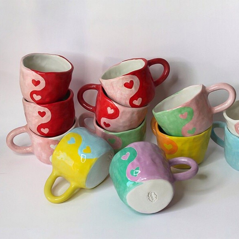 Rustic Matte Ceramic Glaze Modern Herbal Tea Strainer Custom Logo Frosted Small Water Mug Japanese Retro Ceramic Coffee Cup – Ceramic Mug and Mugs Ceramic price