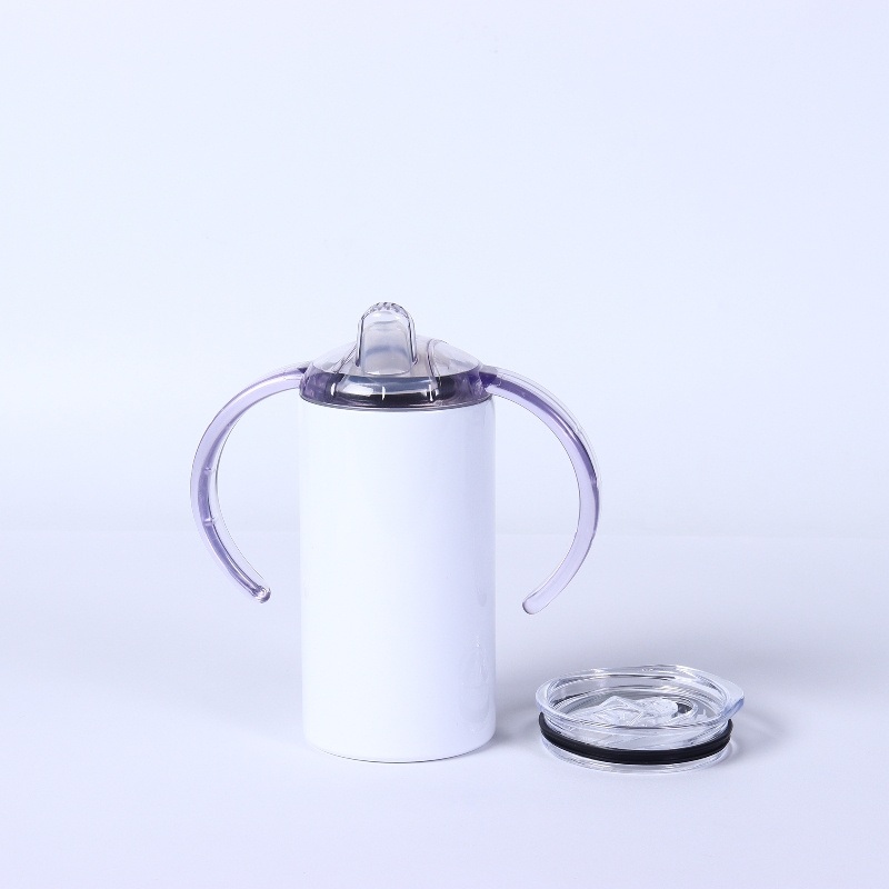 Sublimation Blank 12oz Kids Stainless Steel Sippy Cup Insulated Double Wall Baby Egg Shape Tumbler with Handle – Sublimation Blank 12oz Tumbler and Sippy Cup Tumbler price