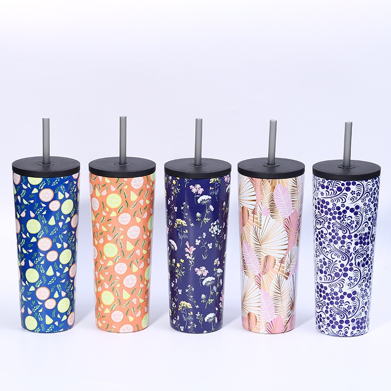 16oz 304 Double Wall Stainless Steel Sublimation Printing Thermal Straw Mug Cup – Thermal Mug and Portable Cup price
