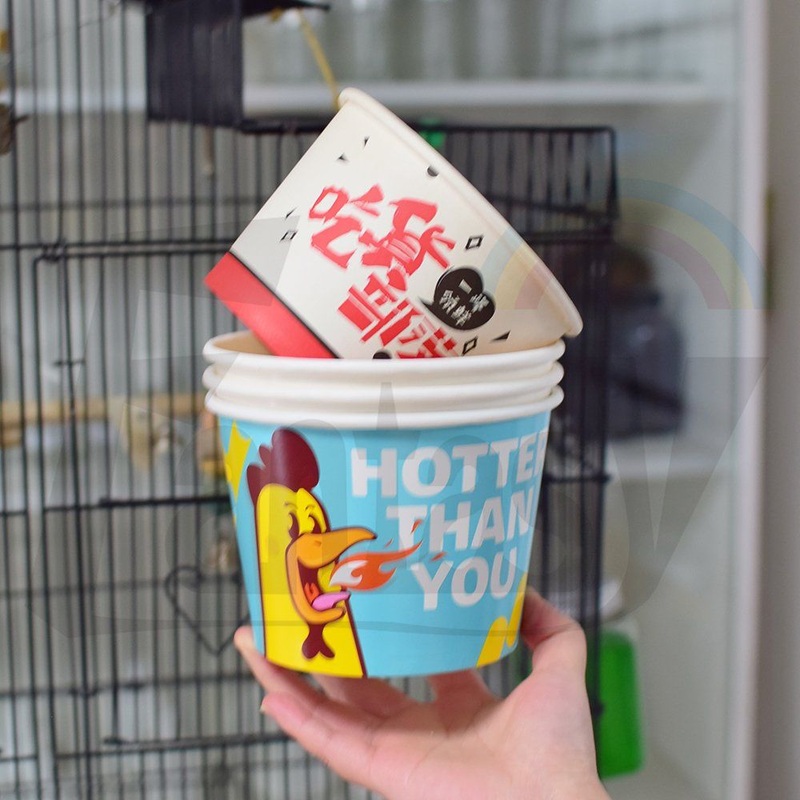 5oz 8oz Food Packaging Disposable Containers Customization Soup Paper Bowl Cup – Soup Paper Cup and Soup Cup price