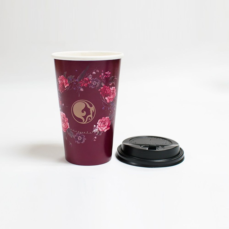 Biodegrade Offset Printing 16oz Coffee Paper Customized Logo 8oz Cup Single Wall – Customized Cup and Paper Cup price
