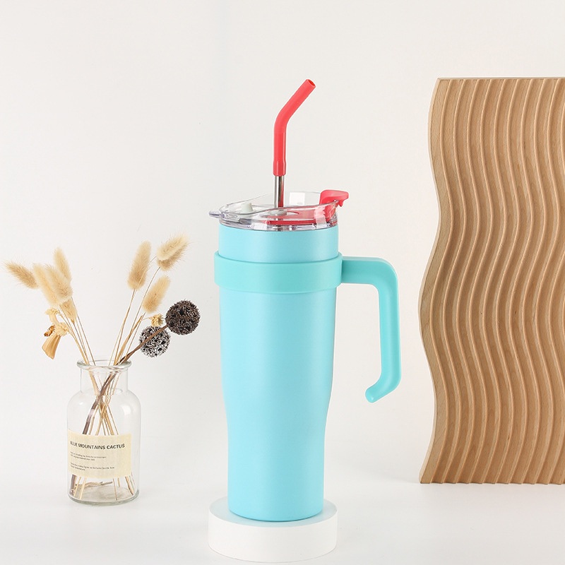 BPA Free 40oz Coffee Mugs Tumbler Cups with Handle Insulated Stainless Steel – Water Bottle and Thermos price