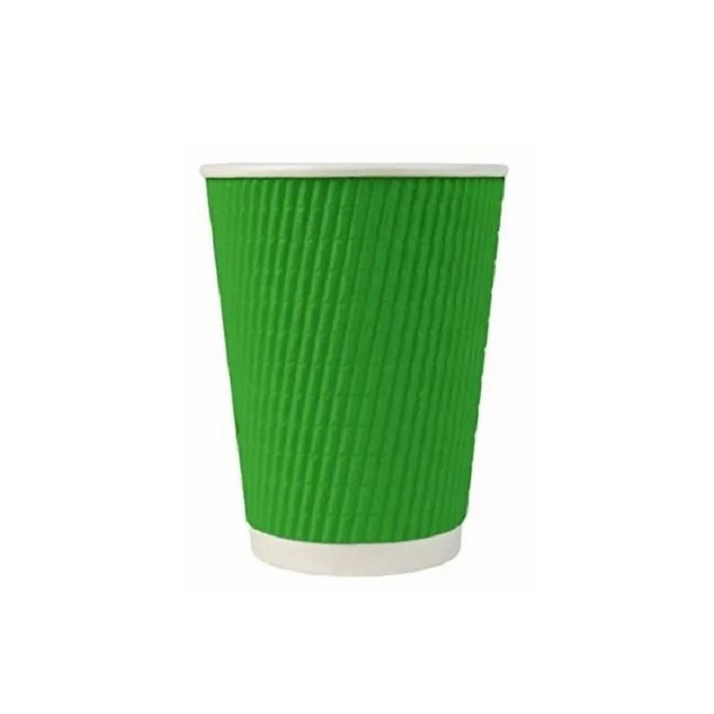 Disposable Ripple Wall Insulated Corrugated Paper Cups Hot & Cold Drink Cup – Corrugated Paper Cup and Ripple Wall Cup price
