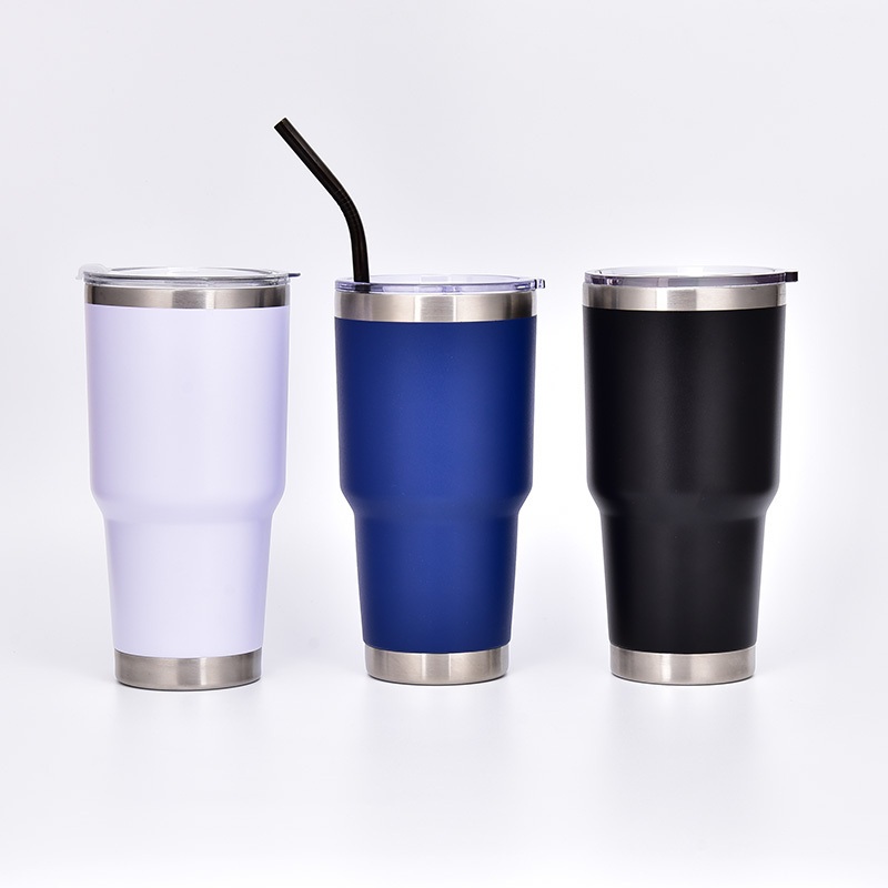 Double Wall Eco Friendly Vacuum Insulated 304 Stainless Steel 30oz 900ml Tumbler Wholesale Travel Mug with Straw – Wholesale Travel Mug and 30oz 900ml Tumbler price