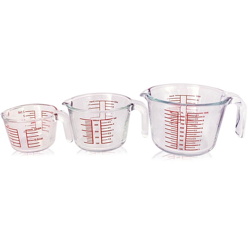 High Borosilicate Glass Measuring Cup with Accurate Four Scale, Measuring Cup for Cooking – Glass Measuring Cup and Measuring Cup price