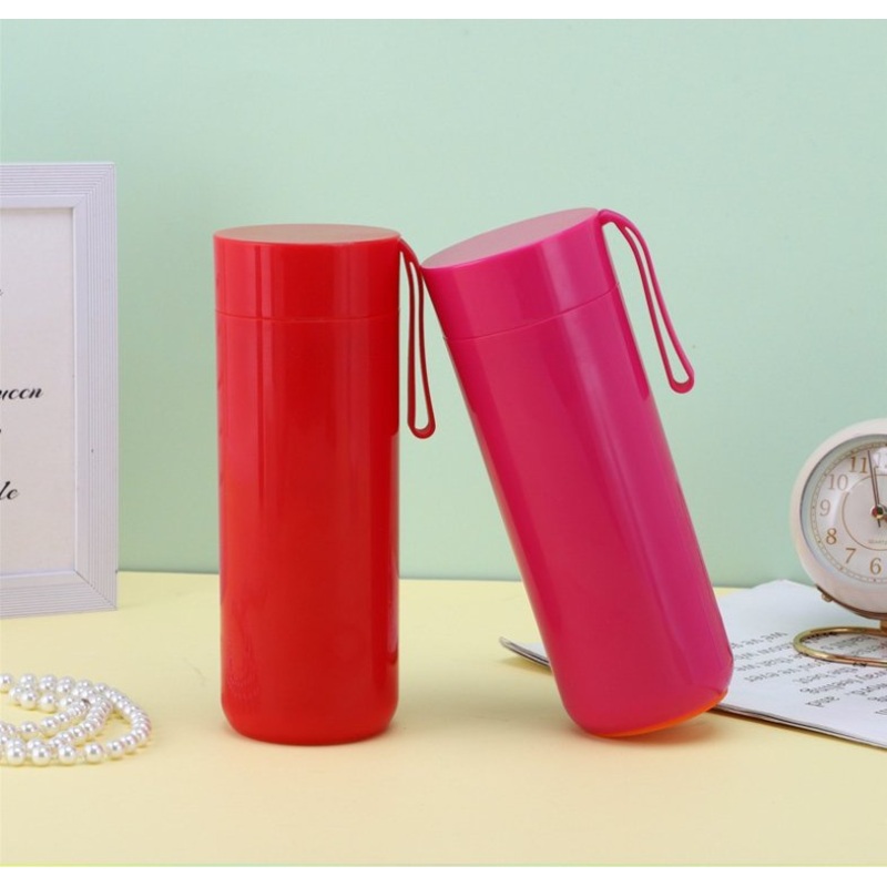 Rhong 400ml Double Wall Stainless Steel Skinny Straight Sublimation Blank Tumbler Cups with Slide Lid and Straw – Bottle Water and Insulated Water Bottle price