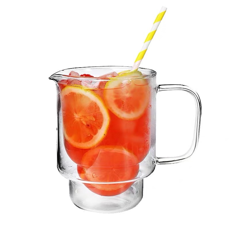 Top Quality Heat Resistant Heated Double Wall Cup Ovenproof Glass Coffee Mug – Glass Cup and Double Wall Cup price