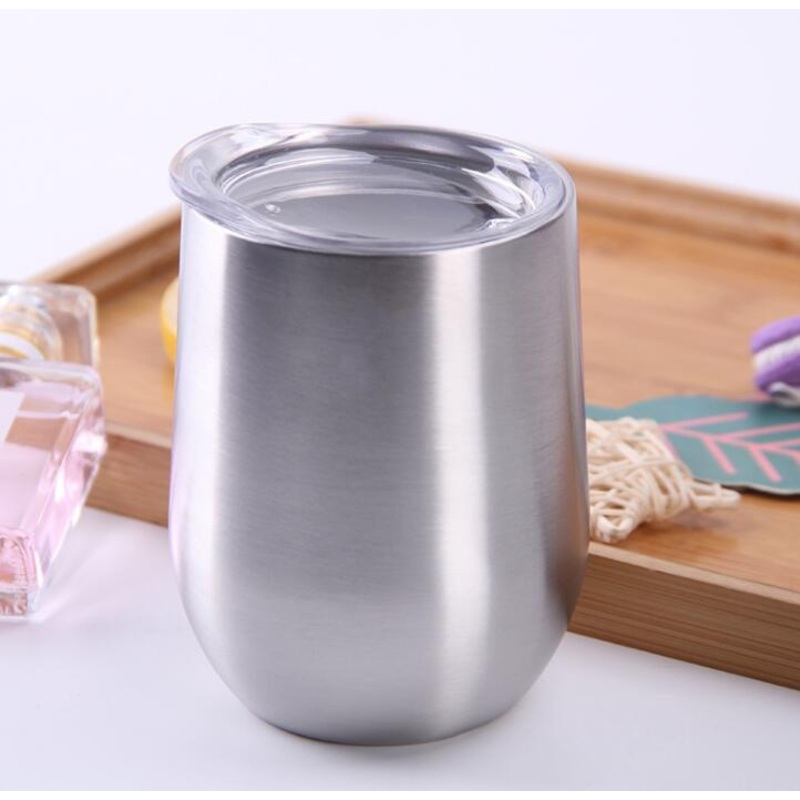 12oz Double Wall Stainless Steel Wine Mug Egg Mug – Coffee Mug and Tumbler price