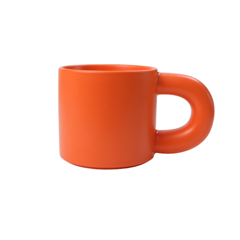 300ml Round Handle Color Drinking Cup Multi-Color Ceramic Cup Sublimation Coating Porcelain Mug – Drinking Cup and Ceramic Cup price