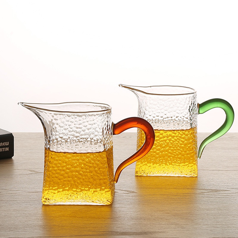 350ml Hot Sale Clear Borosilicate Square Design Tea Splitter Cup – High Borosilicate Tea Splitter Cup and Tea Cup price