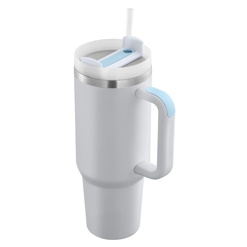 40 Oz Stainless Steel Tumbler Handle Straw Insulated Iced Coffee Cup Reusable Vacuum Water Bottle Car Travel Mugs Ceramic Cups – Custom Promotional Tumbler and Bulk Sublimation Tumbler price