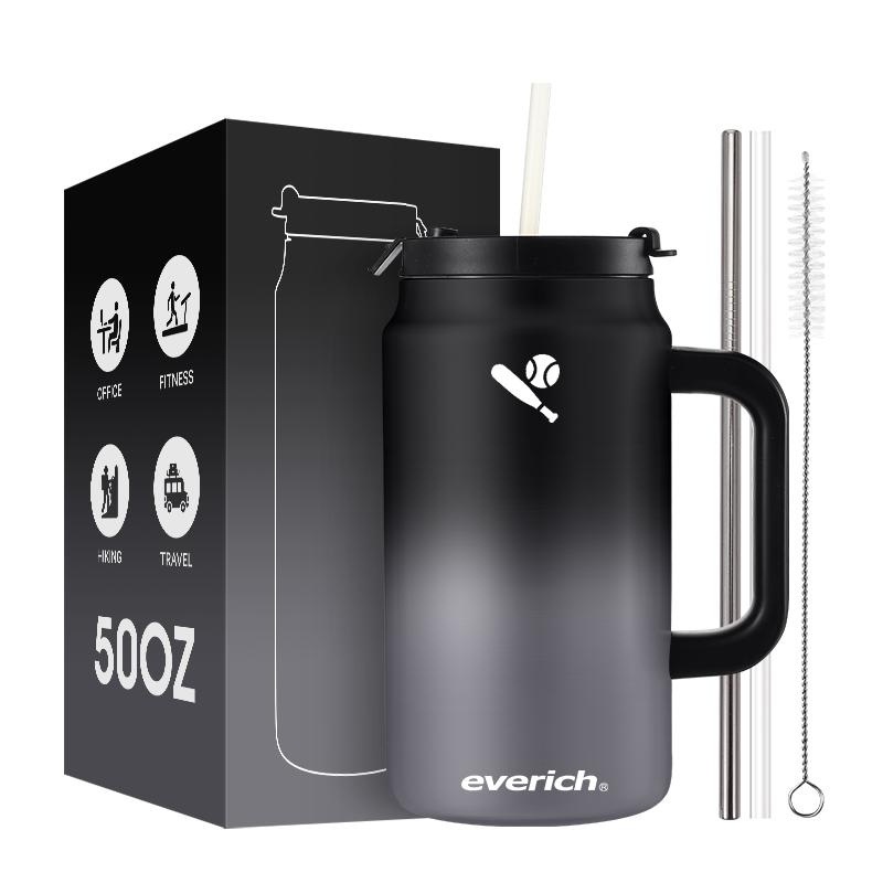 50oz BPA Free Double Wall Vacuum Tumbler with 2 in 1 Lid – Stainless Steel Water Bottle and Vacuum Tumbler price