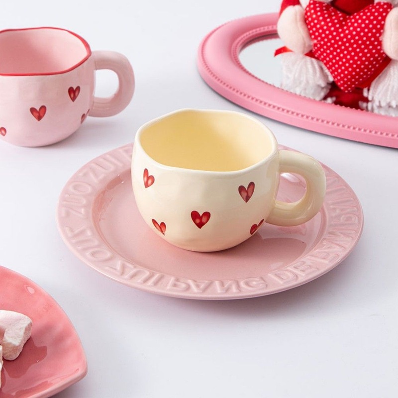 Coffee Mugs Custom Logo Ceramic Cups Coffee Cup Restaurant Tableware Pottery Cup for Tea Water 200ml – Ceramic Mug and Mugs Ceramic price