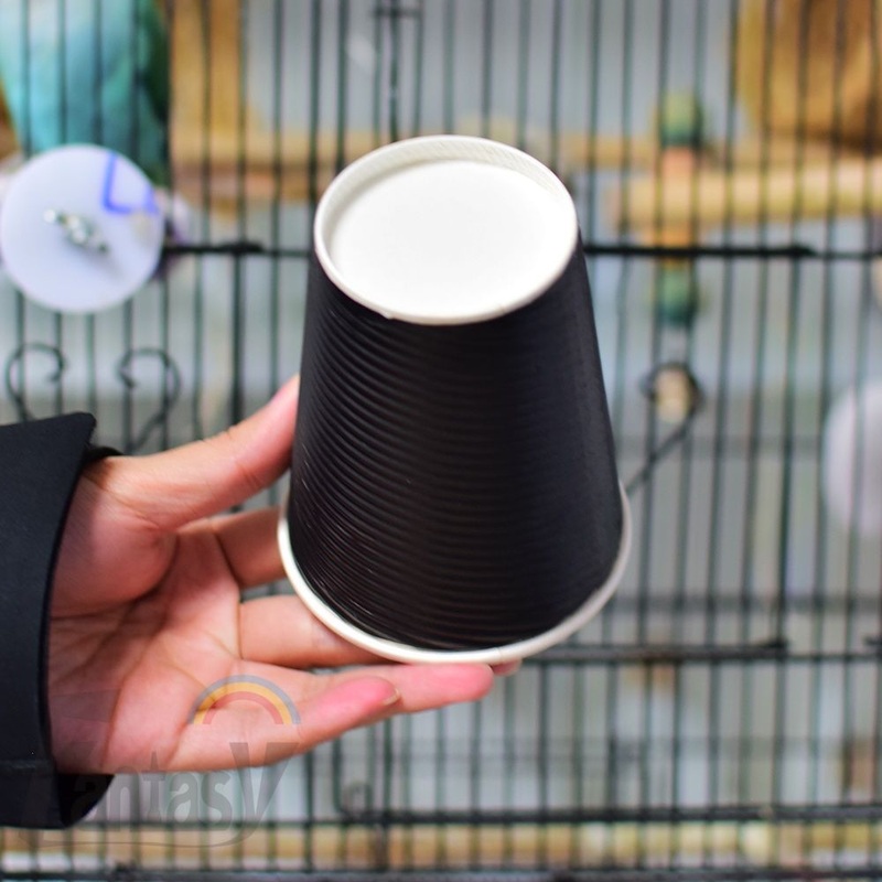 Customized Takeaway Soda Corrugated Size Disposable Mug Ripple Wall Paper Coffee Cup – Ripple Paper Cup and Customized Paper Cups price