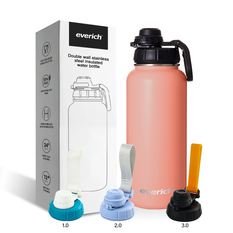 Everich 2025 Locking Lid with Handle Suitable for Wide Mouth Water Bottle with Classic Design BPA Free Sport Tumbler – Water Bottle and Bottle price