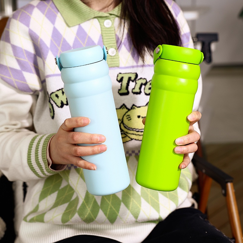 Everich OEM ODM 18oz Custom Stainless Steel Cloud Water Bottle Colorful Colors with Handle Lid – Double Wall Tumblers and Leak Proof Lid price