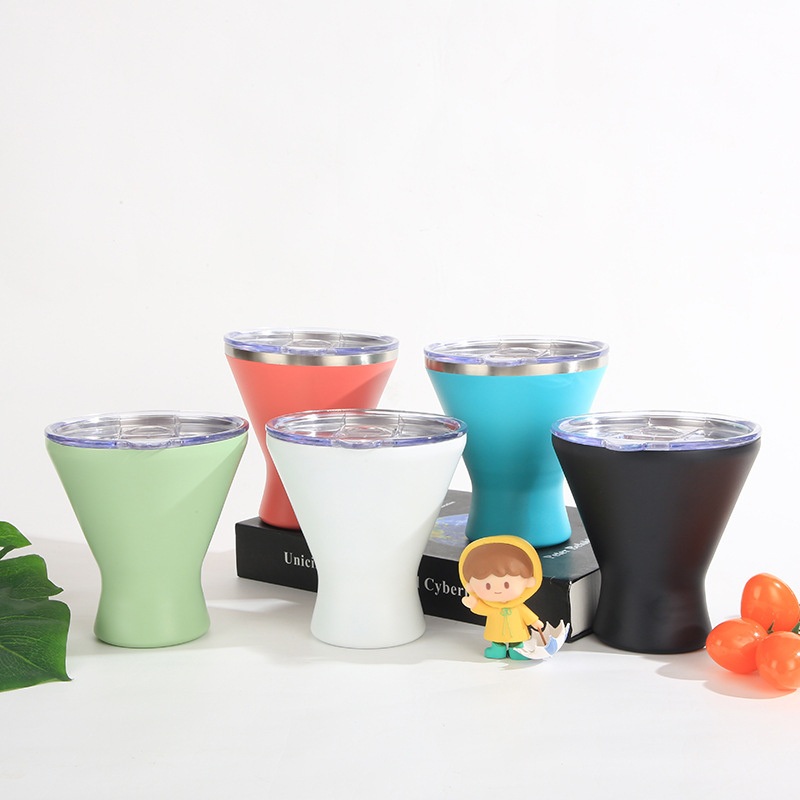 New Custom 10oz Double Wall Stainless Steel Insulated Wine Tumbler with Lid – Coffee Mug and Thermal Mug price