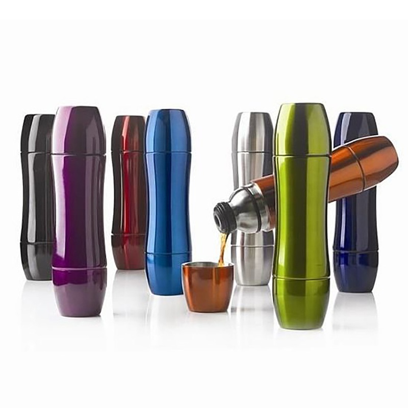 OEM/ODM Outdoor Stainless Steel Vacuum Insulated Thermal Camping Flask with 2 Cups – Stainless Steel Vacuum Flask and Cheapest Vacuum Flask price