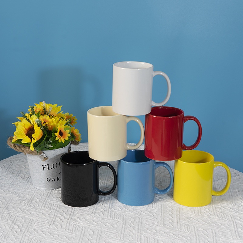 Wholesale Custom 7102 White Heat Transfer 15oz 11oz Coffee Cup White Ceramic Coffee Mugs Sublimation Blank Mug Cup with Logo – Water Cup Tableware and Large-Capacity Straw Cups price