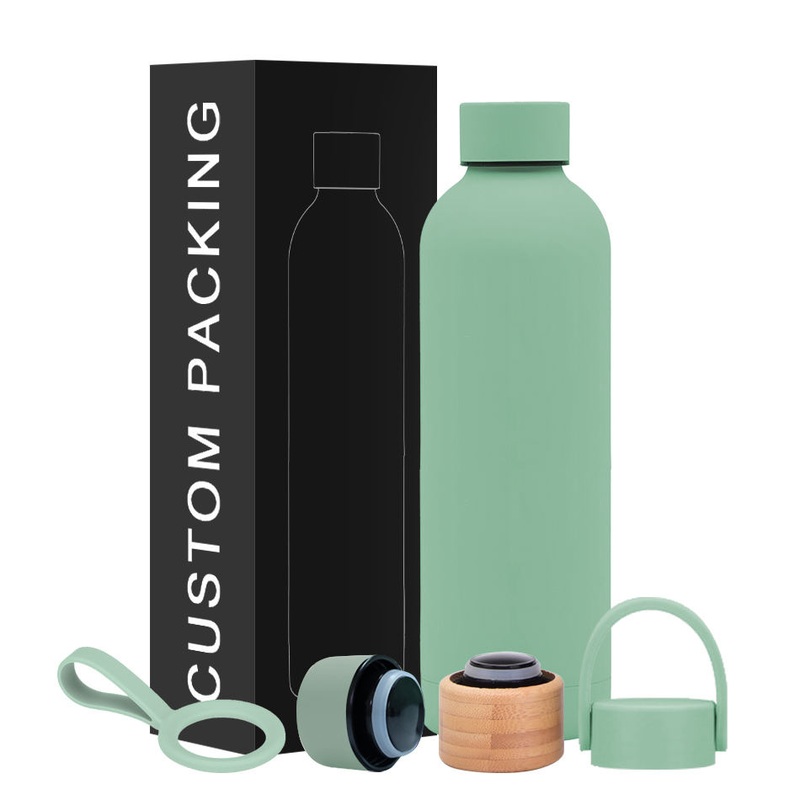 500ml 750ml Soft Touch Rubber Paint Double Walled Vacuum Insulated Thermal Flask Stainless Steel Sport Water Bottles Custom Logo – Water Bottle and Stainless Steel Water Bottle price