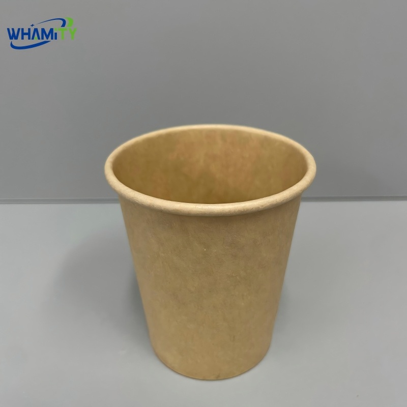 8 Oz Customized Logo Printed Single Wall Paper Cup Coffee Paper Cup Packaging Disposable Paper Cup – Takeaway Paper Cup Packaging and Disposable Coffee Cups price