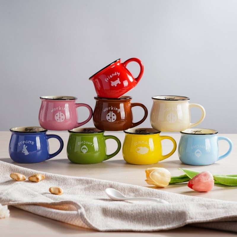 Ceramic 360ml Mug Cute Siamese Cat Design Vintage Cute Style Stylish Clay for Business Gifts Hot Selling Gift – Ceramic Mug and Mugs Ceramic price