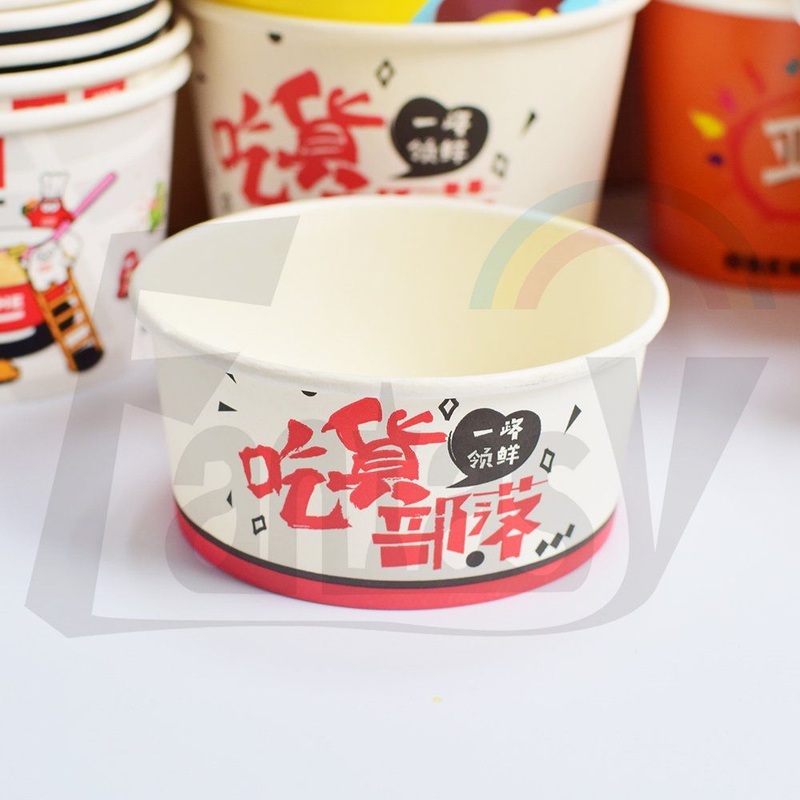 Eco-Friendly Food Packaging Comtainer Disposable Containers Customizable Paper Soup Cup Lid – Soup Paper Cup and Soup Cup price