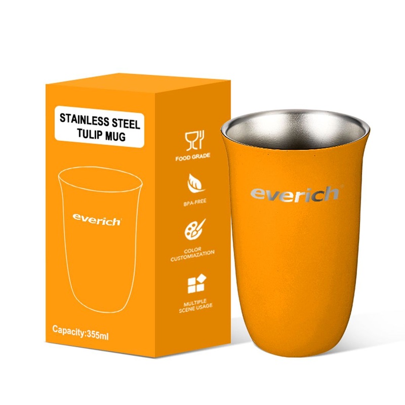 Everich 355ml Waterproof Stainless Steel Coffee Mug Cups Easy Clean – Stainless Steel Mug and Coffee Mug price