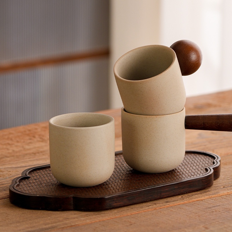 Japanese Coffee Cup Clay Espresso Cup Handmade Ceramic Teacup Bowl Stoneware Large Teacup Personalized Home Cup – Ceramic Mug and Mugs Ceramic price