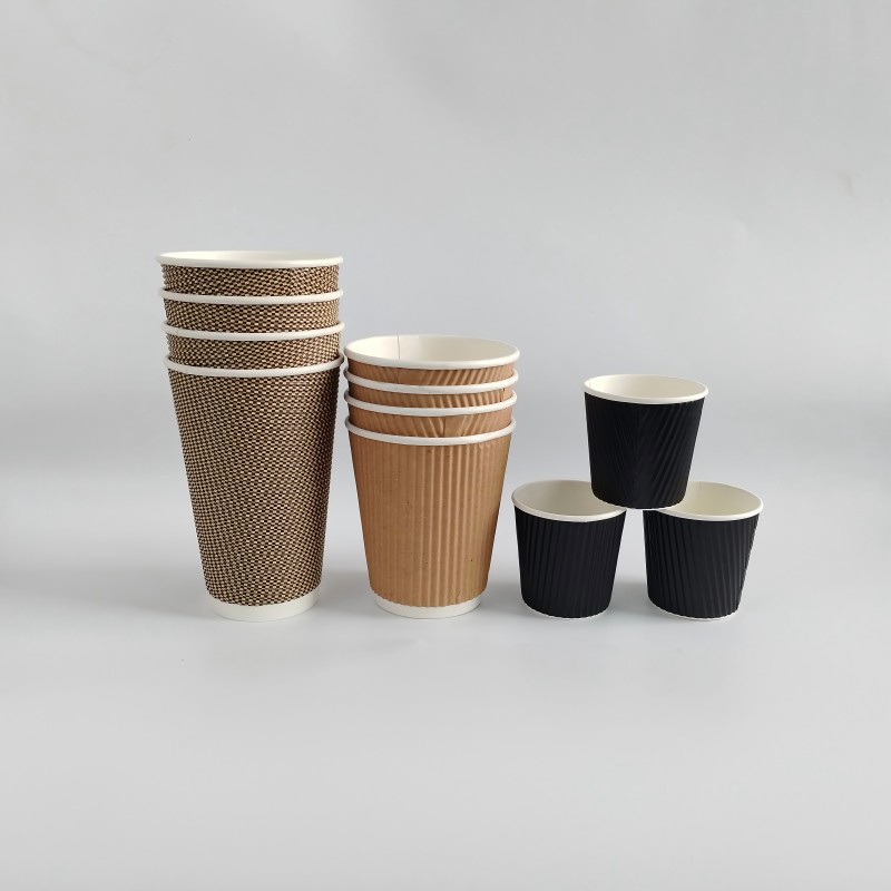 Multi Size Disposableable Corrugated Coffee Hot Drink Paper Cup – Paper Cup and Corrugated Paper Cup price