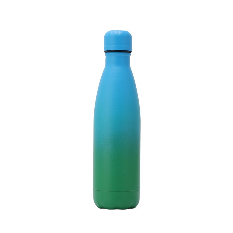 Ombre Glitter Double Wall Insulation Vacuum Falsk Cup Cola Shape Thermos Sport Water Bottle – Thermos and Cup price