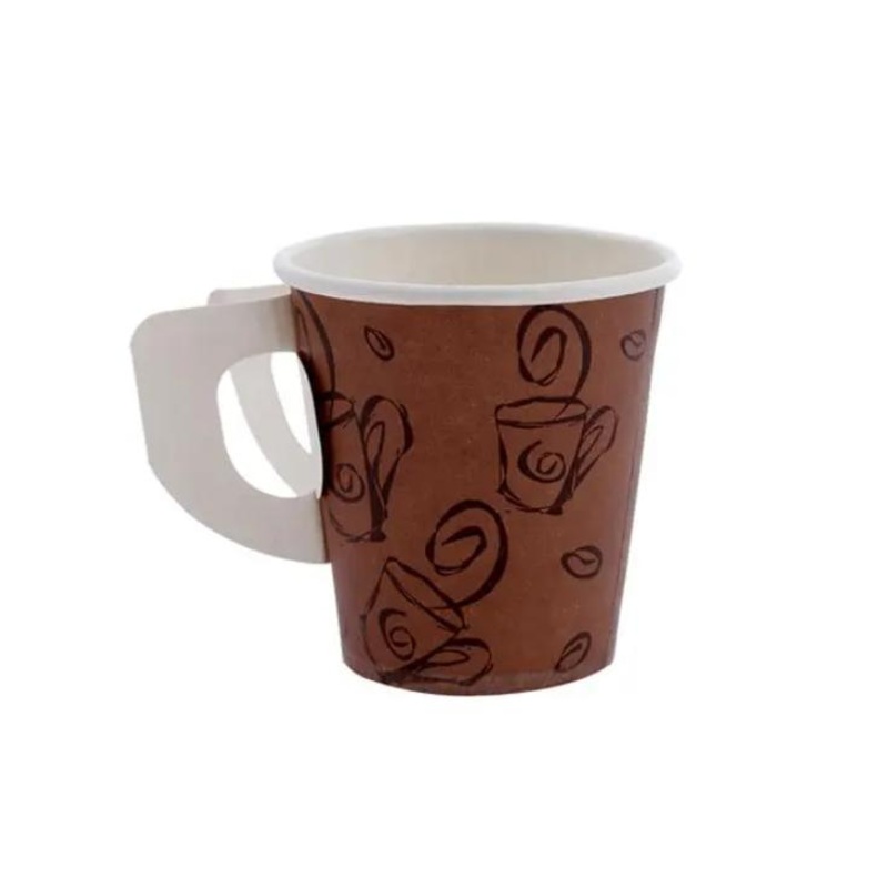 Personalized Biodegradable Logo Printed Diposable Paper Coffee Cup with Handle – Paper Cup and Paper Products price