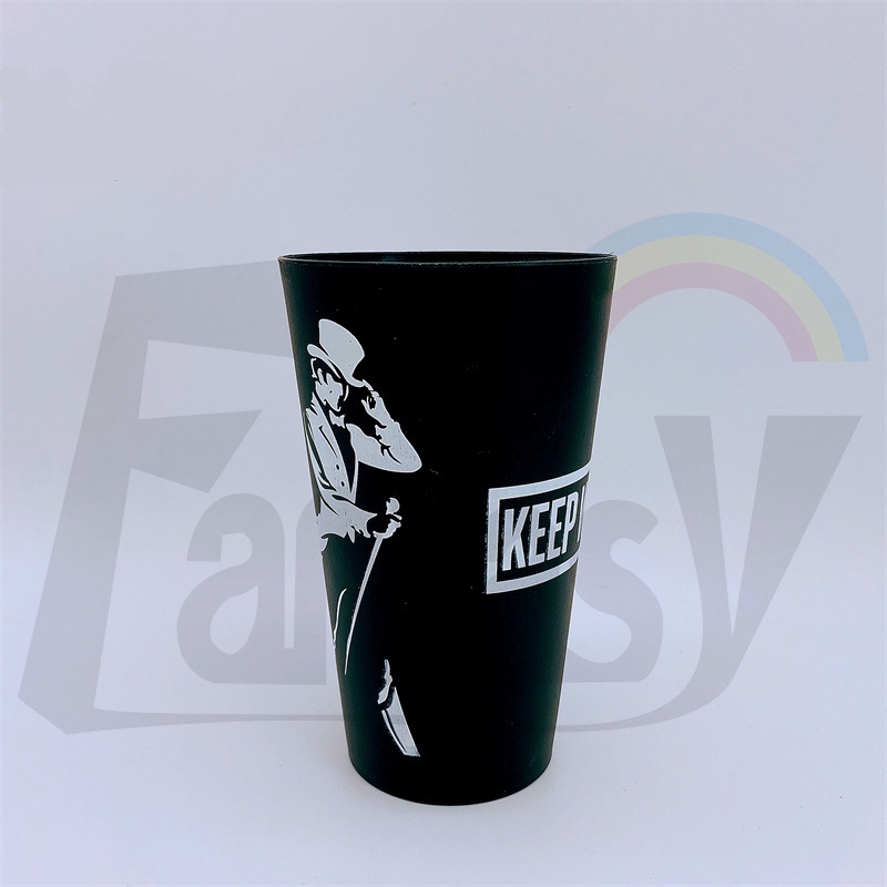 Printed Customized Products Disposable Tea Takeout Plastic Soybwan Milk Cup with Lids – Plastic Cup and Milk Tea Cup price
