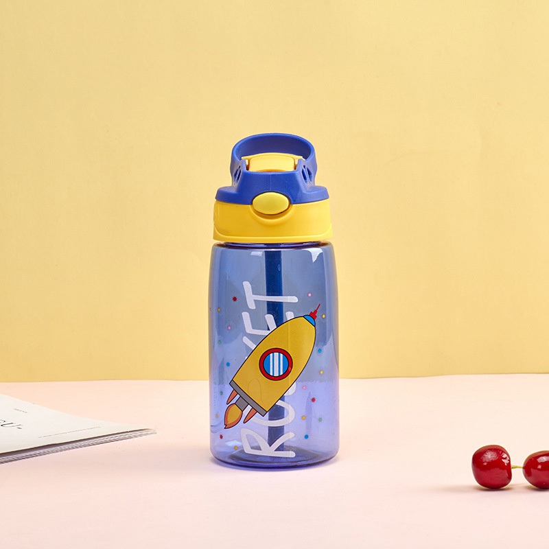The Manufacturers New Suction Nozzle Childrens Water Cup Plastic Straw Cup Anti Drop Cup Can Be Printed with a Logo – Water Bottle and Sports Bottle price