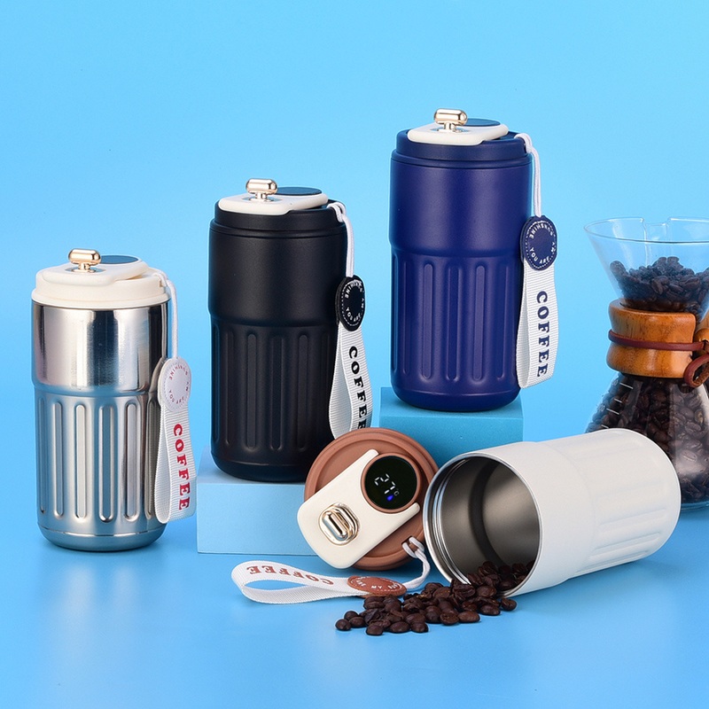 Trend Product Insulated Travel Coffee Mug 410ml Smart Termos Cup with Temperature Display – Smart Termos Cup and Cup with Temperature Display price