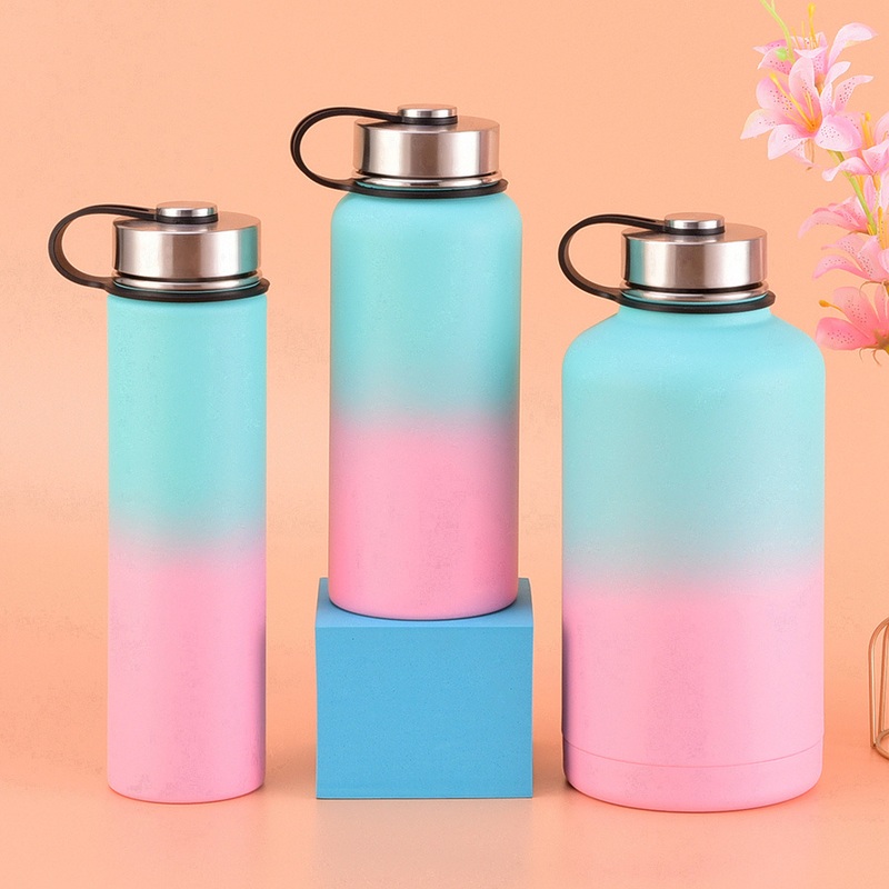 Wide Mouth Insulated Double Wall Vacuum Flask 304 Stainless Steel Water Bottle with Lid – Water Bottle with Lid and Stainless Steel Water Bottle price