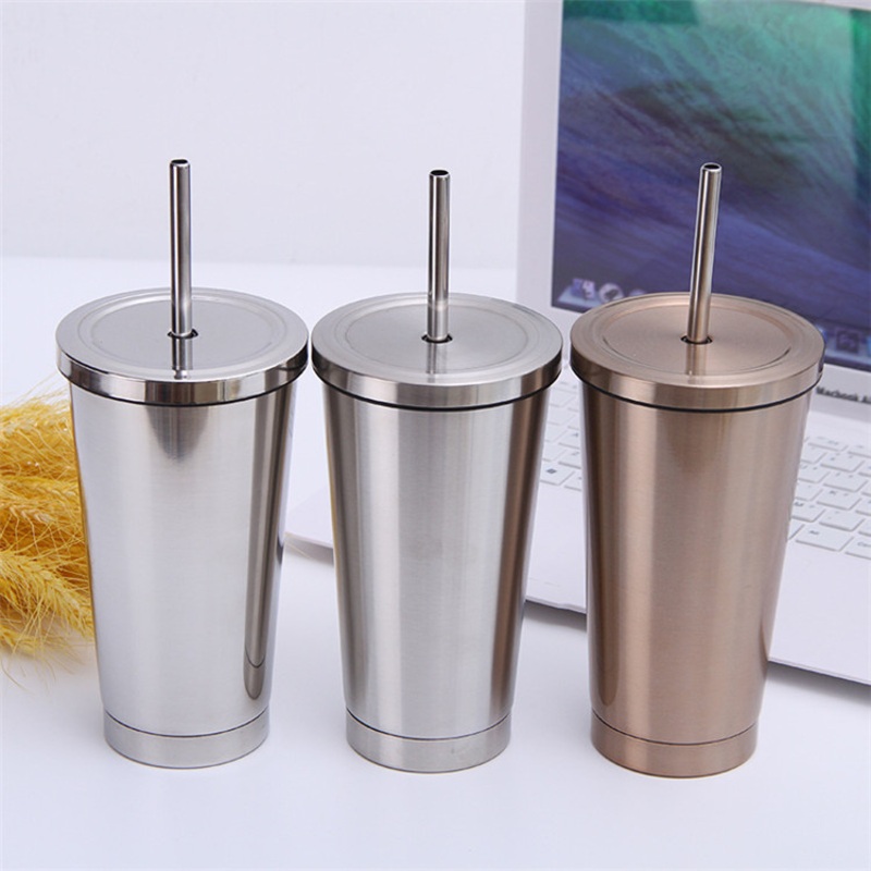 450ml Stainless Steel Travel Mug with Stainless Steel Straw (SH-SC49) – Stainless Steel Travel Mug and Stainless Steel Cup price