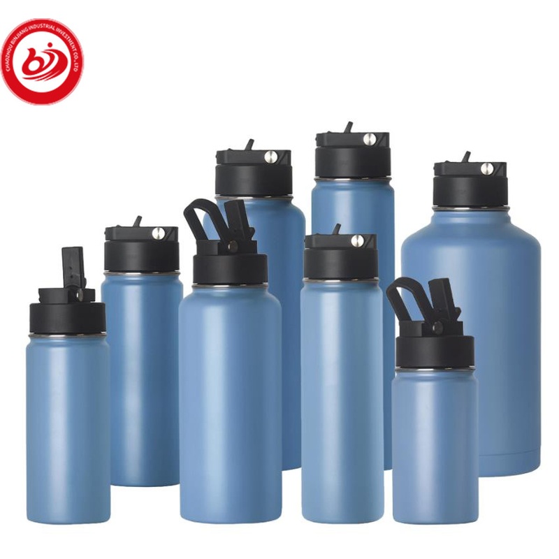Custom Double Wall Sports Insulated Vacuum Flask Stainless Steel Water Bottle with Handle Lid – Stainless Steel Water Bottle and Insulated Water Bottle price
