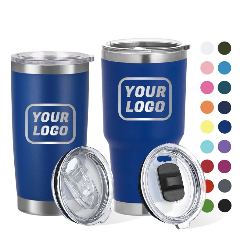 Custom Logo 20oz 30oz Stainless Steel Travel Coffee Mug Double Wall Regular Vacuum Powder Coated Insulated Tumbler with Lid – Insulated Mugs and Drink Mugs price