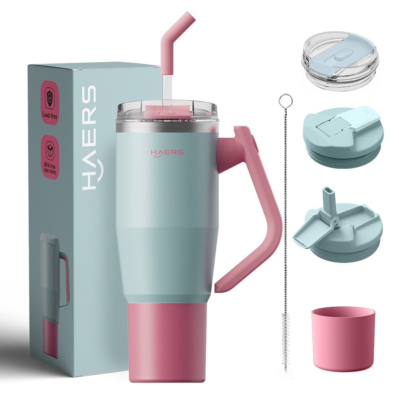 Customized Durable Double Walled 32oz 40oz Insulated Tumbler with Handle for Coffee – Insulated Tumbler and 40oz Tumbler price