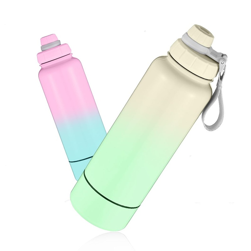 Everich Food and Water 2-in-1 Portable Stainless Steel Pet Drink Water Bottle with Bottom Storage Compartment Pets Bowl – Double Wall Stainless Steel and Vacuum Insulated Flask price