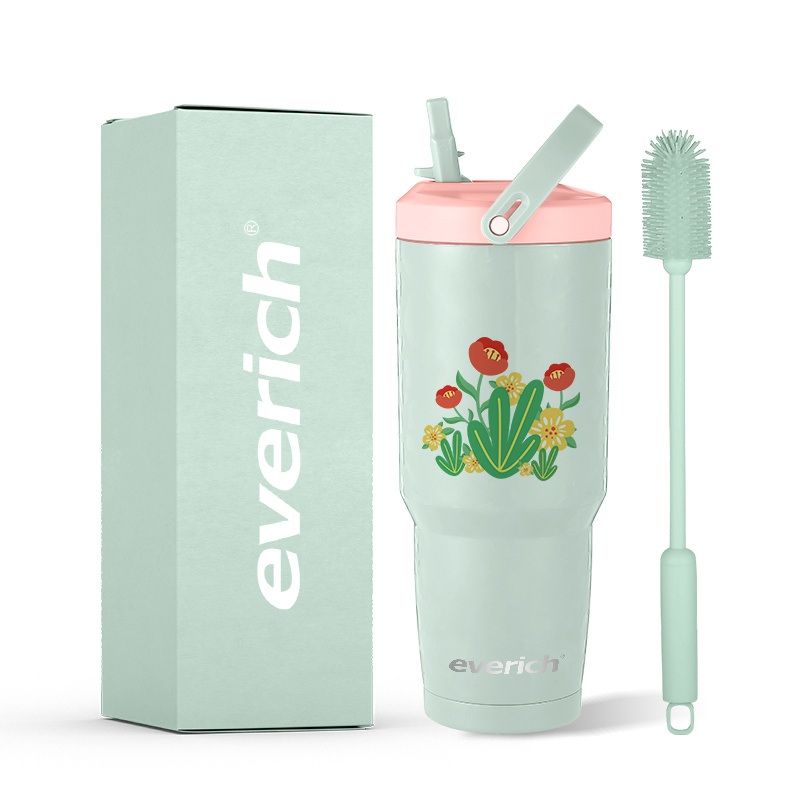 Festival Gifts Everich Stylish BPA-Free SS304 Vacuum Insulated 30oz Tumbler Large Capacity Water Bottle – Stainless Steel Tumbler and Stainless Steel Cup price
