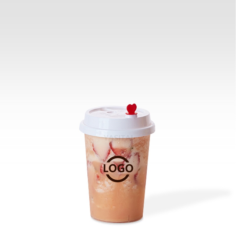 Logo Printing Disposable Boba Cup Clear Plastic PP Cup 12oz 16oz 24oz Bubble Tea Boba Cup – Bubble Tea Cup and Boba Tea Cup price