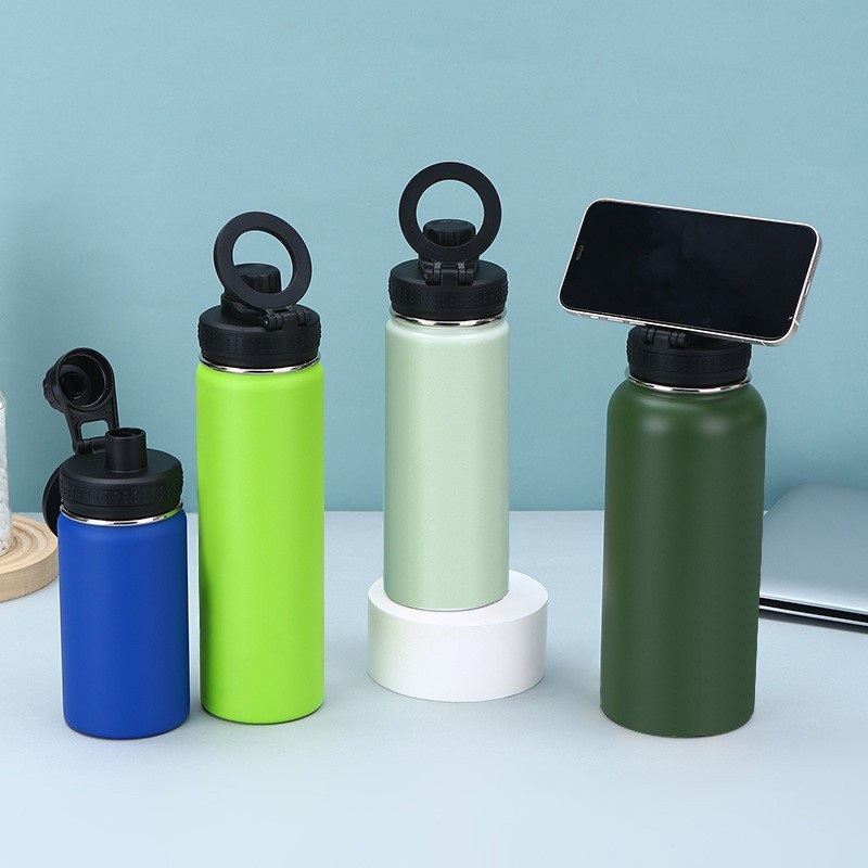 Magsafe Double Wall Stainless Steel Sports Drinking Sports Water Bottle with Magnetic Phone Holder – Vacuum Flask and Stainless Steel Bottle price