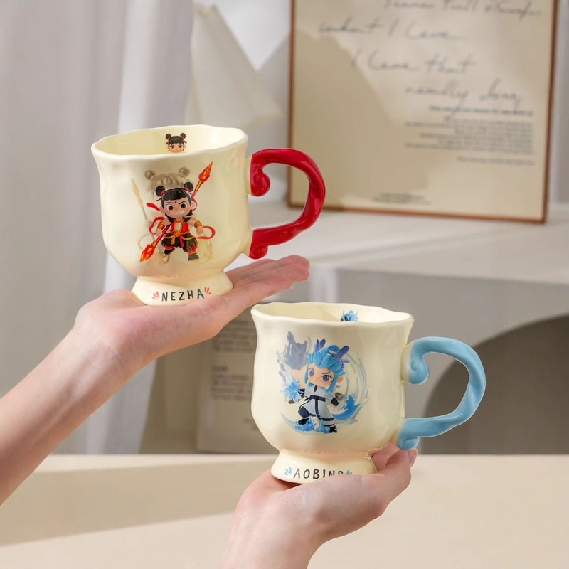 Manufacturers Wholesale High Quality Nezha Mug Cartoon Design Ceramic Mug for Children to Drink Water – Ceramic Mug and Mugs Ceramic price