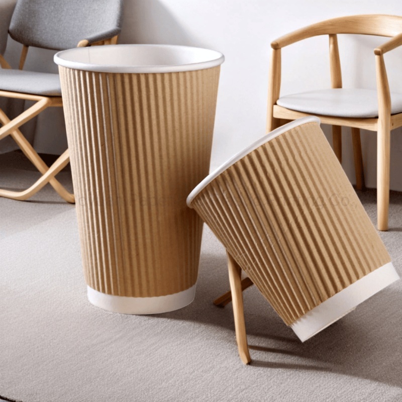 Premium Disposable Ripple Wall Paper Cups From China Factory – Ripple Wall Cup and Corrugated Paper Cup price